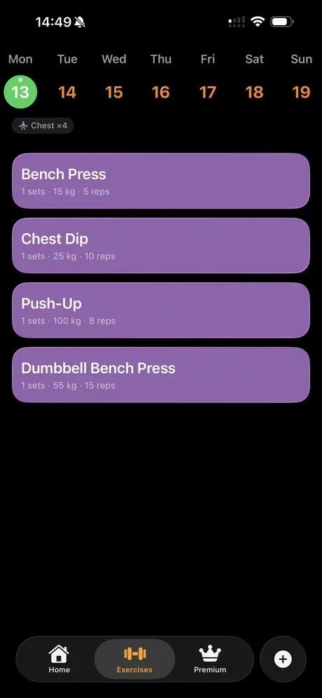 Mus Hustle exercise list